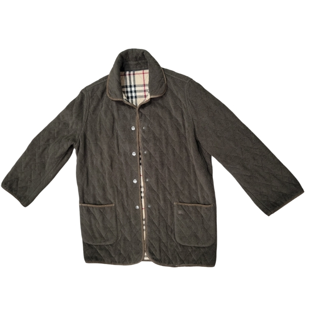 Burberry Unisex Brown Coat - Unisex Size Medium